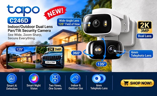 Tapo C246D Dual Camera Banner